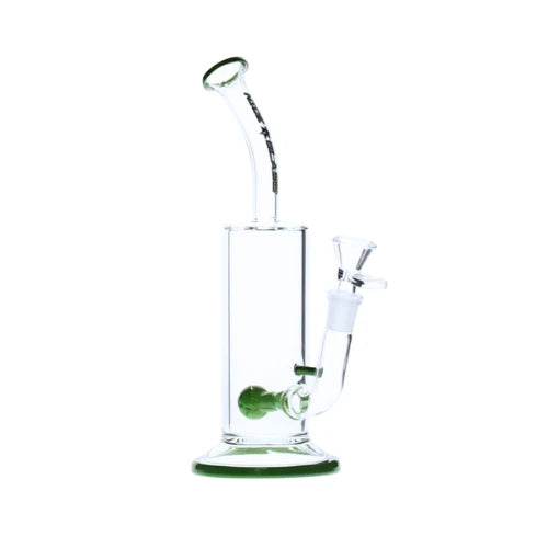 Nice Glass - Slitted Ball Percolator Bubbler - Green - Bongs Canada