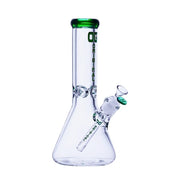 OG Original - 12 Inch 9mm Crystal Clear Beaker Bong - Green - Bongs Canada