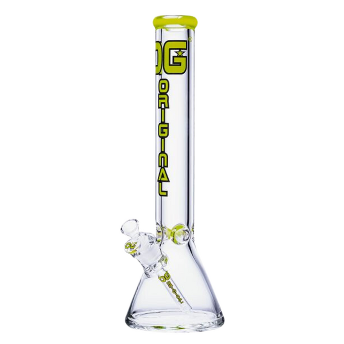 OG Original - 16” 9mm Color Logo Beaker Bong - Green - Bongs Canada
