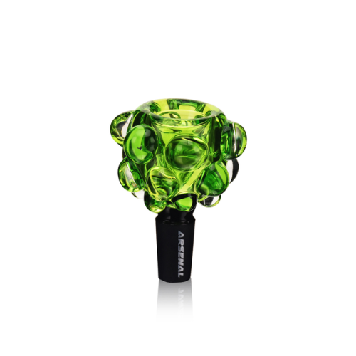 Arsenal - 2.5” Liquid Drop Bowl - Green - Bongs Canada
