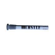 Castle - 5" 8 Slit Downstem - Grey - Bongs Canada
