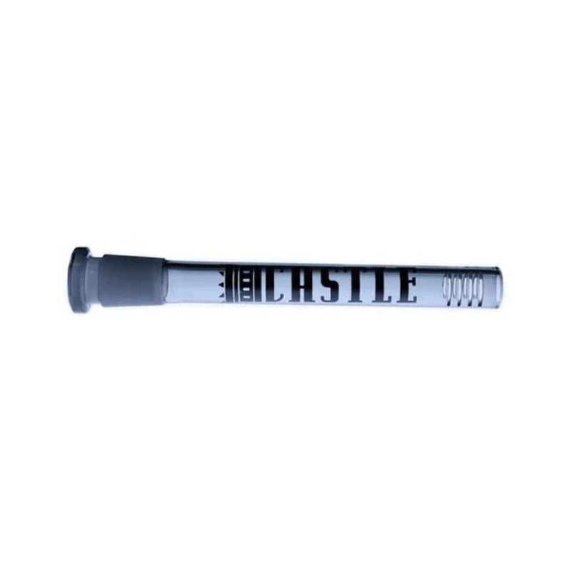 Castle - 5" 8 Slit Downstem - Grey - Bongs Canada