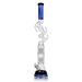 Arsenal Glass - 30" Double Perc Zong - Jade Blue - Bongs Canada