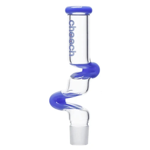 Cheech - Cheech Full Wavy Chamber Tube 12.5” - Jade Blue - Bongs Canada