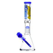 Legendary brand 16 Inch tall 9mm thick glass Space Trip Beaker Bong in Jade Blue  with tree percolator