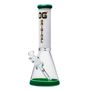 OG Original - 14" 5mm OG Original Double Color Beaker - Jade Green - Bongs Canada