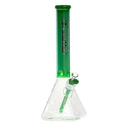 Preemo - 16” Pyramid Base Beaker - Jade Green - Bongs Canada
