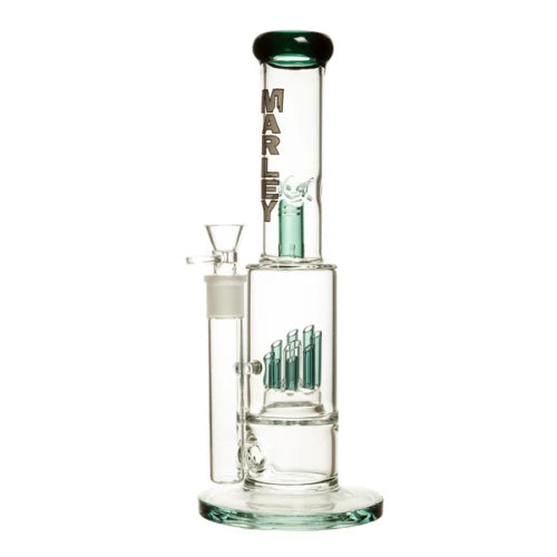 Marley - 13" Tube Ensemble Bong - Lake Green - Bongs Canada