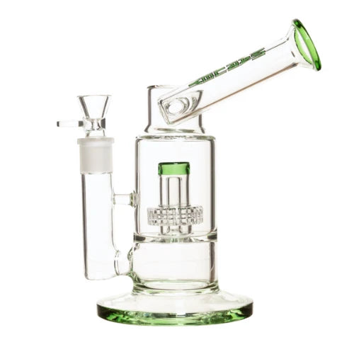 Marley - 9" Marley Dual Aqua Wave Bong - Lake Green - Bongs Canada