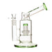 Marley - 9" Marley Dual Aqua Wave Bong - Lake Green - Bongs Canada