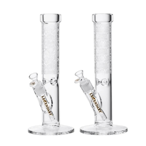 Legendary - 14 Inch Glacier Glow Straight Tube - Bongs Canada