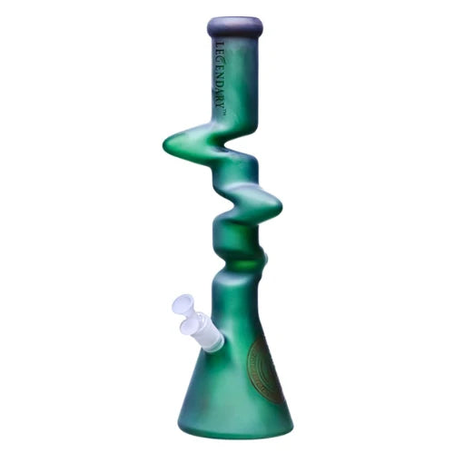 Legendary - 18 Inch 7mm Color Sandblast Bong - Bongs Canada