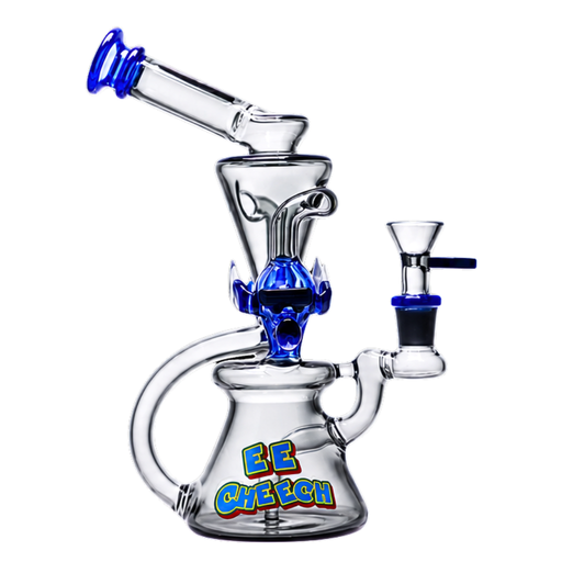 Cheech - 9 Inch Alien Buddy Waterpipe - Light Blue - Bongs Canada