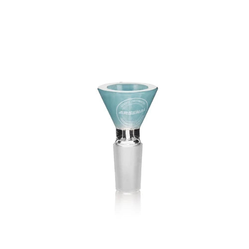 Arsenal - 2.5” Leafy Vibe Bowl - Light Blue - Bongs Canada