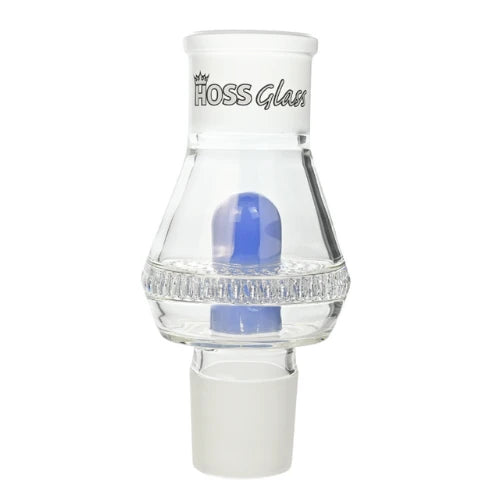 Hoss Glass - Bullet Perc Chamber - Milk Blue - Bongs Canada