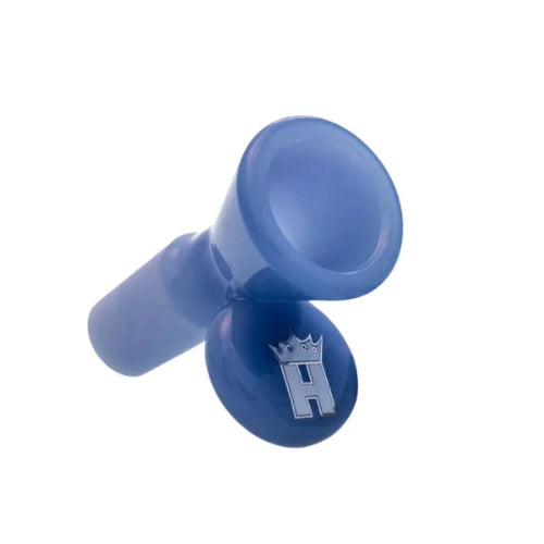 Hoss Glass - 14mm Full Color Cone Bowl - Milk Blue - Bongs Canada