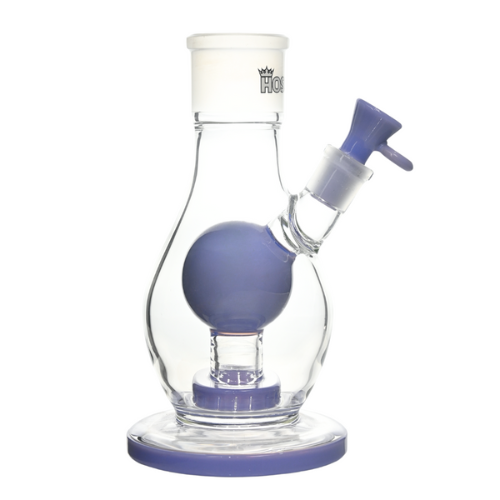 Hoss Glass - Bowling Pin Beaker Base - Milk Blue - Bongs Canada