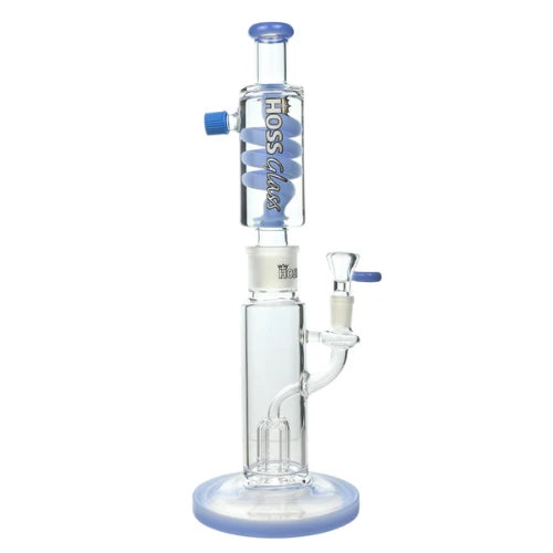 Hoss Glass - Frostline Build-A-Bong - Milk Blue - Bongs Canada