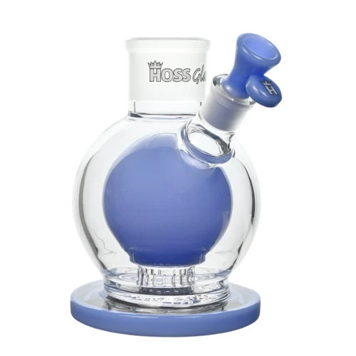 Hoss Glass - Orbit Sphere Base - Milk Blue - Bongs Canada