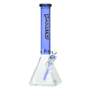 Preemo - 16” Pyramid Base Beaker - Milk Blue - Bongs Canada