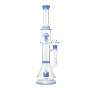 Preemo - 19” Triple Perc Bong - Milk Blue - Bongs Canada