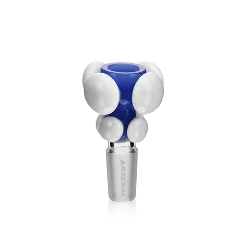 Milk Blue - Arsenal - 2.5” Button Pop Bowl - Bongs Canada
