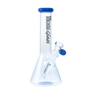 Milk Blue 9" H143 Mini Beaker Bong Hoss Glass Bongs Canada