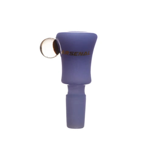 Arsenal - 14mm Milky Glob Glass Bowl – Milk Blue - Bongs Canada