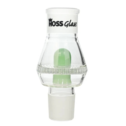 Hoss Glass - Bullet Perc Chamber - Milk Green - Bongs Canada