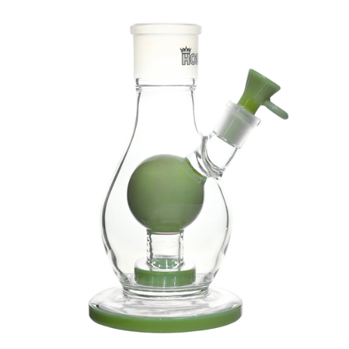 Hoss Glass - Bowling Pin Beaker Base - Milk Green - Bongs Canada