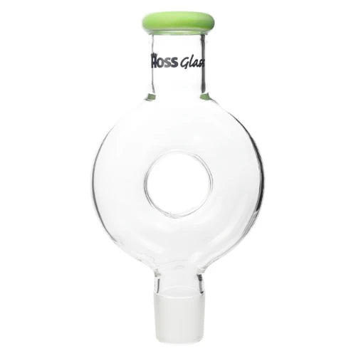Hoss Glass - Donut Top Percolator - Milk Green - Bongs Canada
