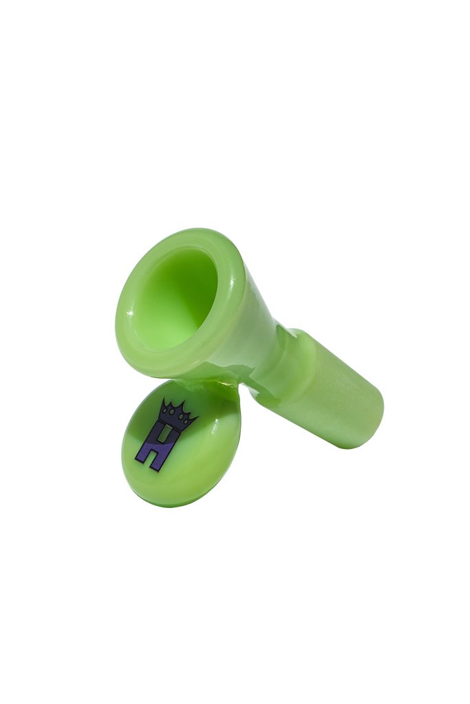 Hoss Glass - Full Color Cone Bowl - Milk Green - Bongs Canada
