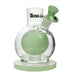 Hoss Glass - Orbit Sphere Base - Milk Green - Bongs Canada