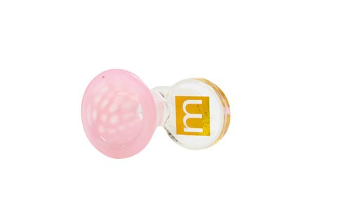 Milk Pink - Dragon Scale Bong Bowl - Mint Glass - Bongs Canada