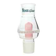 Hoss Glass - Bullet Perc Chamber - Milk Pink - Bongs Canada