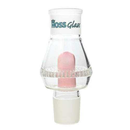 Hoss Glass - Bullet Perc Chamber - Milk Pink - Bongs Canada
