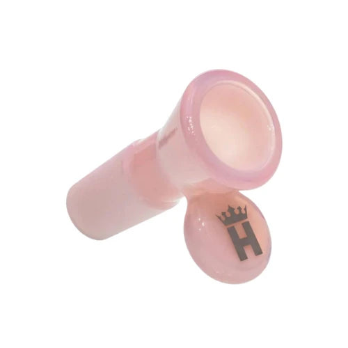 Hoss Glass - 14mm Full Color Cone Bowl - Milk Pink - Bongs Canada