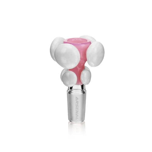 Milk Pink - Arsenal - 2.5” Button Pop Bowl - Bongs Canada