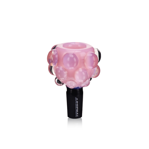 Arsenal - 2.5” Liquid Drop Bowl - Milk Pink - Bongs Canada