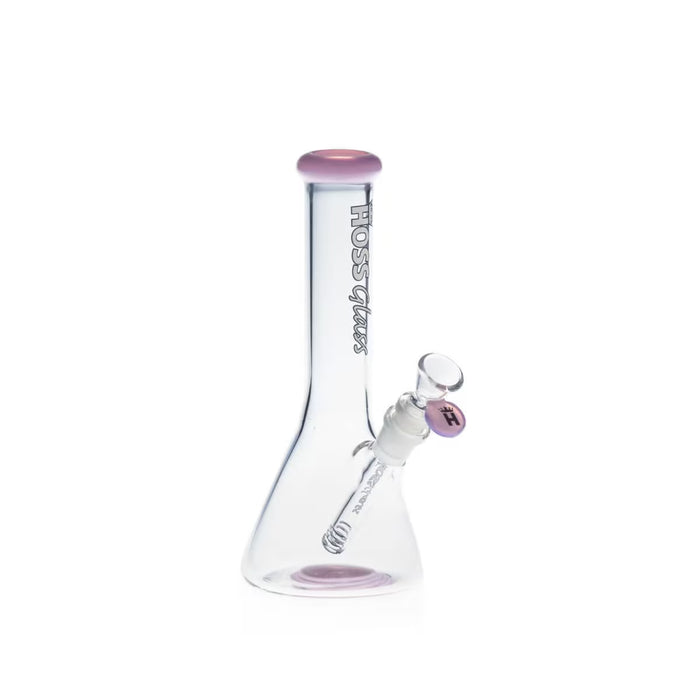 Milk Pink 9" H143 Mini Beaker Bong Hoss Glass Bongs Canada