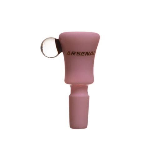 Arsenal - 14mm Milky Glob Glass Bowl – Milk Pink - Bongs Canada