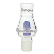 Hoss Glass - Bullet Perc Chamber - Milk Purple - Bongs Canada