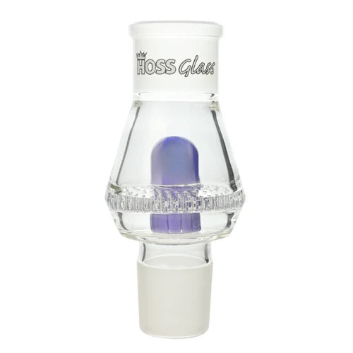Hoss Glass - Bullet Perc Chamber - Milk Purple - Bongs Canada
