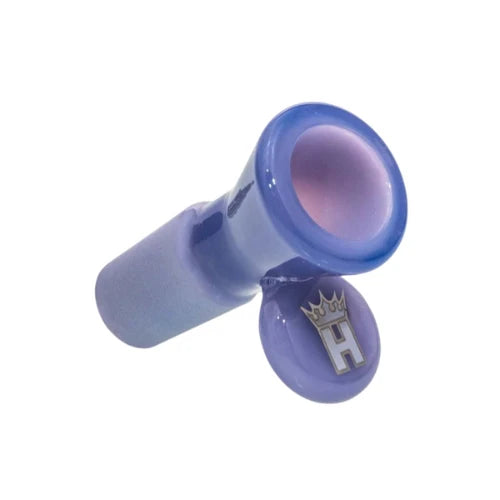Hoss Glass - 14mm Full Color Cone Bowl - Milk Purple - Bongs Canada