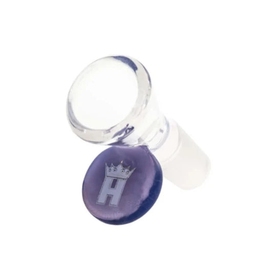 Hoss Glass - Cone Bowl with Colored Tab - Milk Purple - Bongs Canada