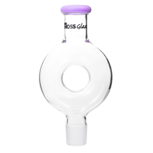 Hoss Glass - Donut Top Percolator - Milk Purple - Bongs Canada