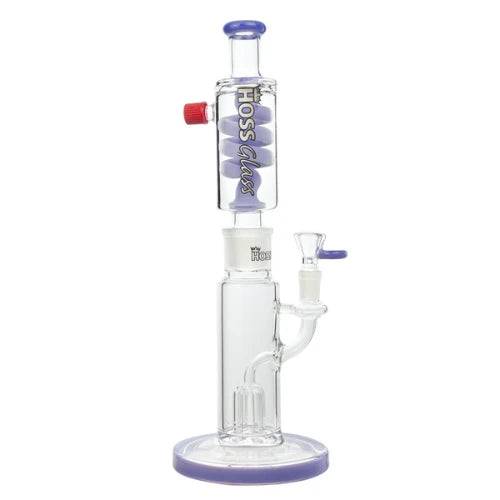 Hoss Glass - Frostline Build-A-Bong - Milk Purple - Bongs Canada