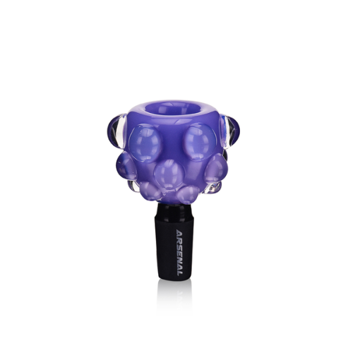 Arsenal - 2.5” Liquid Drop Bowl - Milk Purple - Bongs Canada