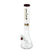 18" Mint Glass Wavy Beaker Bong 7mm - Amber - Bongs Canada