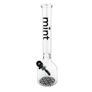 18" Mint Glass Obsidian 7mm - Black - Bongs Canada
